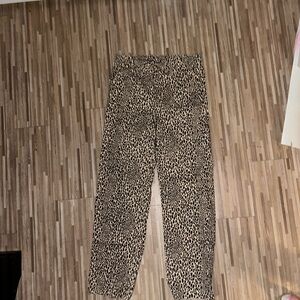 h&m cheetah pants SIZE 6